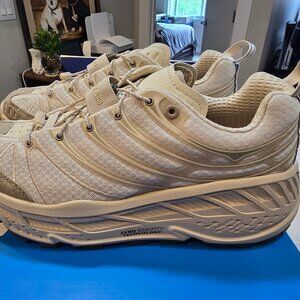 Men's Hoka One U Stinson EVO OG Oat Running Off-White Cream 1155350-OTTM size 10
